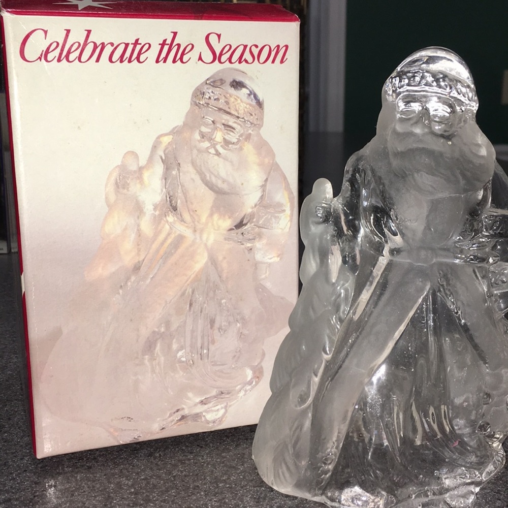 Santa Candle Holder